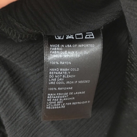 URBAN OUTFITTERS KIMCHI BLUE LACE UP BLACK BLOUSE - Picture 10 of 10